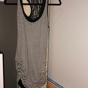 Black and white dress
